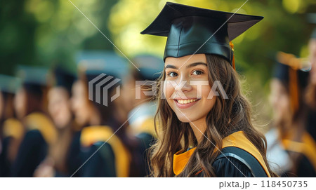 Graduation Day Smiles Graduation Day Smiles 118450735