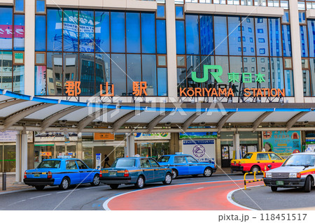 福島県　郡山市　郡山駅西口 ロータリー 118451517