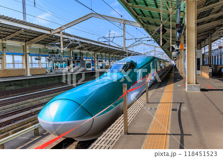 福島県　郡山市　郡山駅　新幹線のりば 118451523