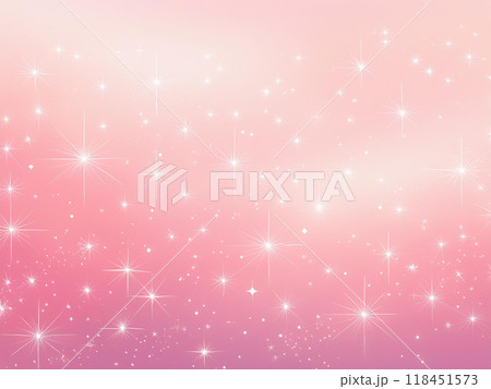 星とピンクのグラデーションイラスト 星とピンクのグラデーションイラスト 118451573