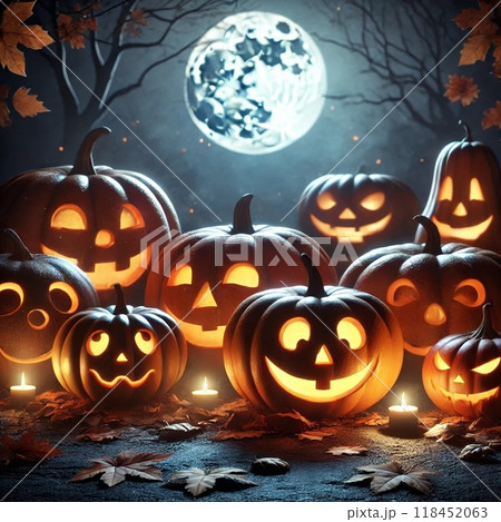 ハロウィンのかぼちゃ 118452063