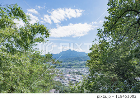 群馬 沼田公園から望む子持山 群馬 沼田公園から望む子持山 118453002