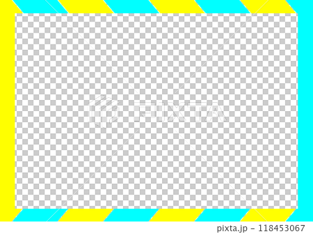 Frame Yellow Light Blue 118453067