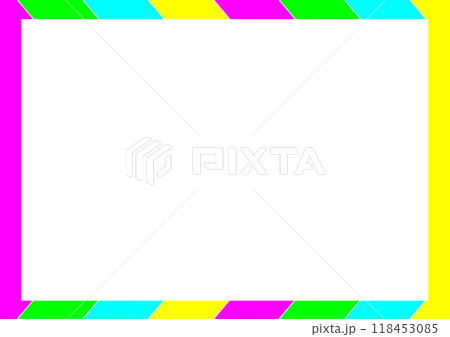 フレーム　カラフル 118453085