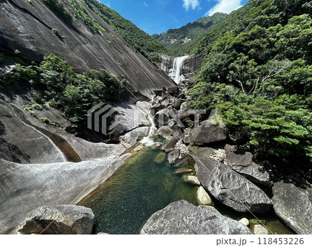 Senpiro-taki Falls are grand waterfalls representative of Yakushima Island , Yakushima is a World Heritage Site island located in Kagoshima Prefecture, Kyushu, Japan 118453226