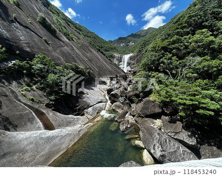 Senpiro-taki Falls are grand waterfalls representative of Yakushima Island , Yakushima is a World Heritage Site island located in Kagoshima Prefecture, Kyushu, Japan 118453240