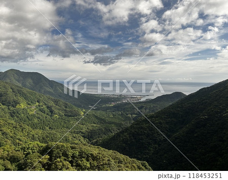 Yakushima is a World Heritage Site island located in Kagoshima Prefecture, Kyushu, Japan, is home to Yakusugi cedar trees over 1,000 years old, pristine beaches, and Japan's best sea turtle nesting si 118453251