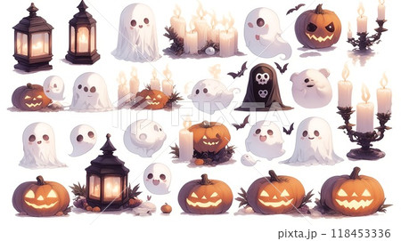 ハロウィンの素材アイコンまとめ ハロウィンの素材アイコンまとめ 118453336