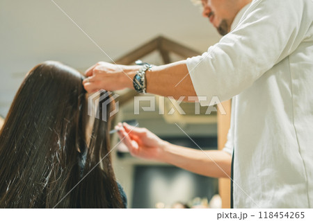 美容室のヘアセット 美容室のヘアセット 118454265