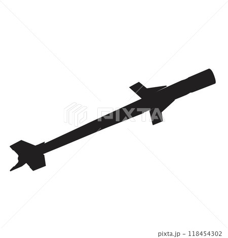 Missile silhouette 118454302
