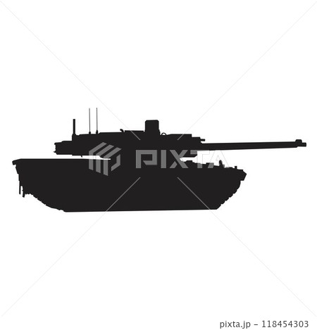 Military Tanks silhouette Military Tanks silhouette 118454303