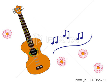 ウクレレのイラスト 118455767