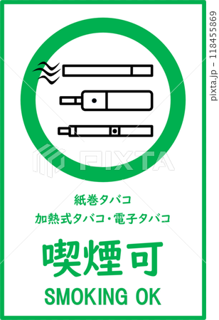 Smoking permitted sign Smoking permitted sign 118455869