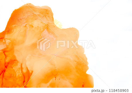 水彩風の背景素材 アルコールインク 118458903