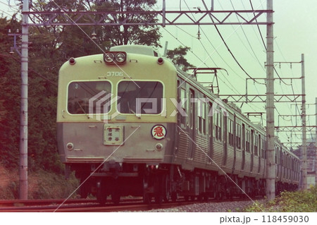 京王・3000系3706～、駒場東大前ー池ノ上、1976年8月10日 118459030