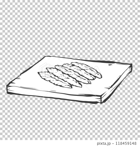 せせりの手描き筆絵風イラスト 118459148