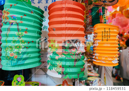Aug 31 2024 the paper lantern, store at tai kiu market, hk Aug 31 2024 the paper lantern, store at tai kiu market, hk 118459531