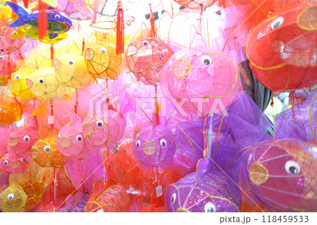 Aug 31 2024 the paper lantern, store at tai kiu market, hk 118459533