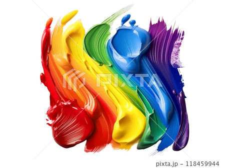 カラフルな塗料の抽象的な背景 118459944
