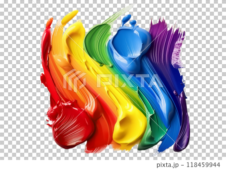 カラフルな塗料の抽象的な背景 118459944