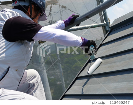 住宅塗装28屋根塗装 118460247