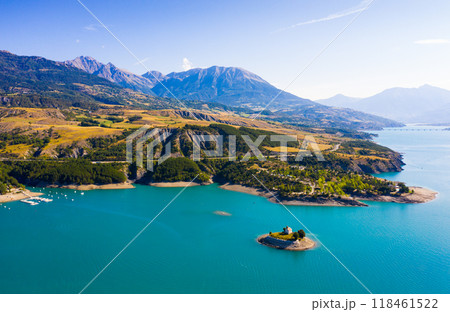 Lake Serre-Poncon, France 118461522