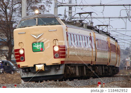 懐かしの特急みのり号（485系新潟車：新潟⇔高田-長野） 118462952