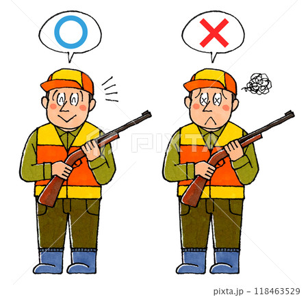 判定猟師セット(マルバツ) 判定猟師セット(マルバツ) 118463529