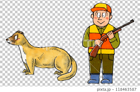 The Hunter and the Weasel The Hunter and the Weasel 118463587