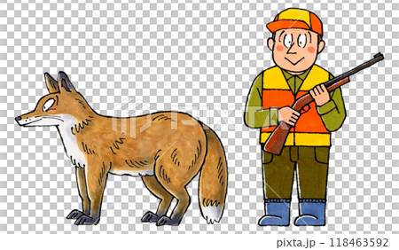 獵人和狐狸 獵人和狐狸 118463592