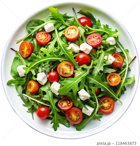 salad with tomatoes and mozzarella 118463873