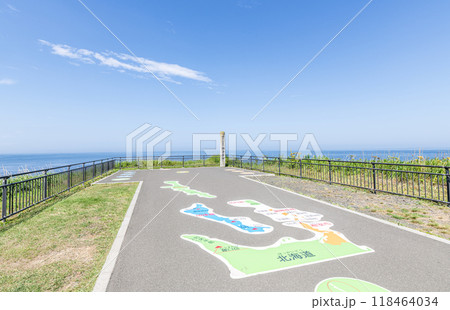北海道根室市 本土最東端 夏の納沙布岬の風景 北海道根室市 本土最東端 夏の納沙布岬の風景 118464034