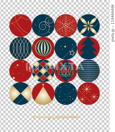 聖誕節圖片插畫素材向量抽象裝飾品圓形 聖誕節圖片插畫素材向量抽象裝飾品圓形 118466486