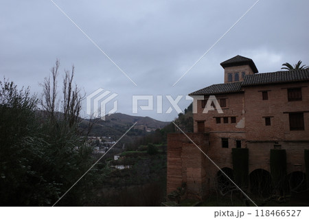 アルハンブラ宮殿の建物と周りの景色 アルハンブラ宮殿の建物と周りの景色 118466527