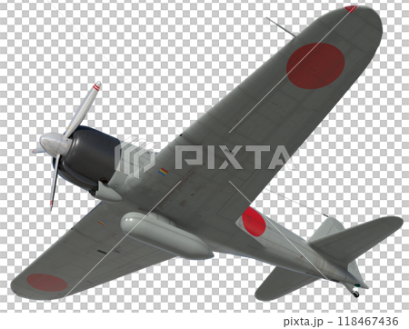 零式艦上戦闘機21型のイラスト素材 [118467436] - PIXTA