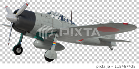 零式艦上戦闘機21型のイラスト素材 [118467438] - PIXTA