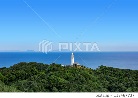 鶴御崎灯台と豊後水道 118467737