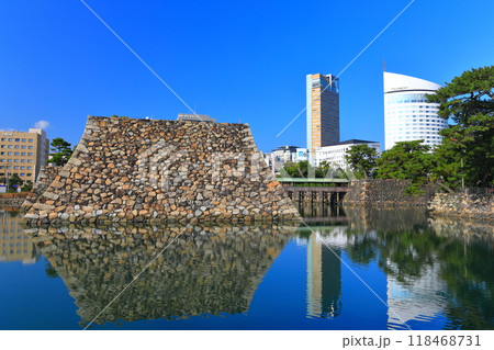 【香川県】玉藻公園からのサンポート高松 【香川県】玉藻公園からのサンポート高松 118468731