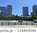 東京駅と夏空 118469046