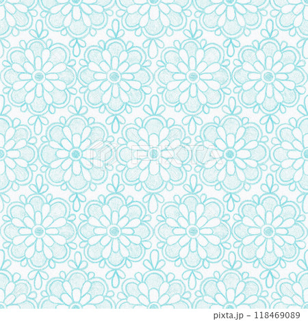 Abstract ornamental geometric seamless pattern 118469089