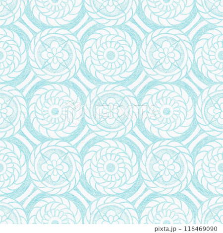 Abstract ornamental geometric seamless pattern 118469090