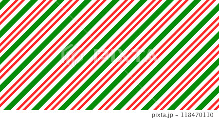 Seamless pattern with candy cane diagonal...のイラスト素材 [118470110] - PIXTA
