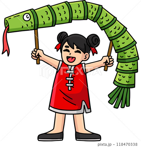 Year of the Snake Child with Snake Puppet Clipart Year of the Snake Child with Snake Puppet Clipart 118470338