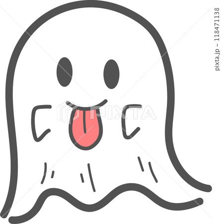 かわいいお化けのイラスト 118471138