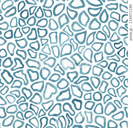 Watercolor painting abstract mosaic pattern Watercolor painting abstract mosaic pattern 118471190