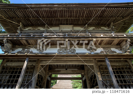 天徳寺山門　秋田市 118471616