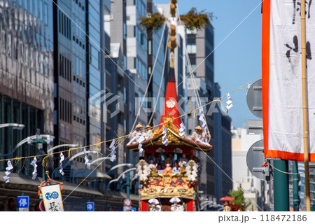 祇園祭り　しめ縄 118472186