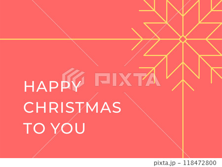 Happy winter holiday congratulations pink greeting card template golden ornamental snowflake vector Happy winter holiday congratulations pink greeting card template golden ornamental snowflake vector 118472800