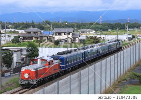 両毛線を力走するDD51-842号機牽引のDLぐんまfin9号_2024/9/16撮影 118473388