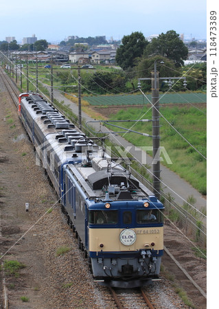 両毛線を力走するEF64-1053号機牽引のELぐんまfin9号_2024/9/16撮影 118473389